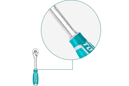 Ключ-трещотка TOTAL 1/4" THT106146 Ключ-трещотка TOTAL 1/4" THT106146