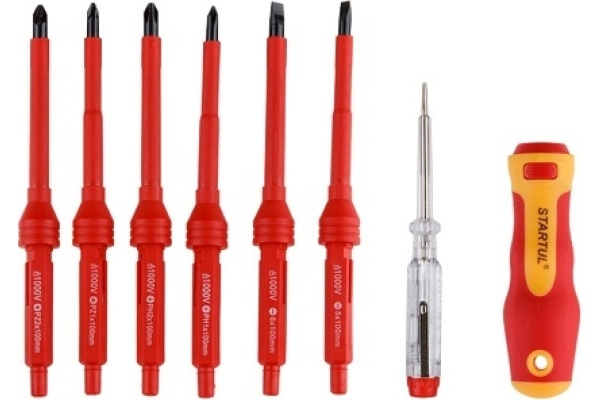 Набор диэлектрических отверток STARTUL 8 предметов ST3051-8