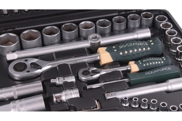 Набор торцевых головок и вставок ROCKFORCE 1/2"х1/4"DR 6-гранных 108 предметов RF-41082-5EURO
