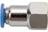 Фитинг цанговый прямой с внутренней резьбой 1/4F для трубки диаметром 8 мм SHPI PCF 08-R02