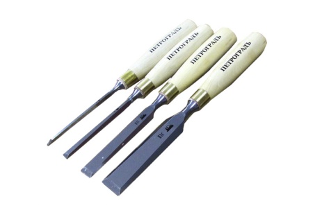 Набор стамесок ПЕТРОГРАДЪ, прямая РК  М00015308