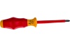 Отвертка диэлектрическая Wera, VDE, PZ 2х100 мм, WE-031613