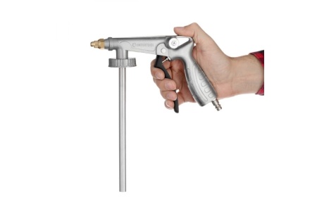 Пневматический пистолет под гравитекс с гибкой насадкой INTERTOOL PT-0703