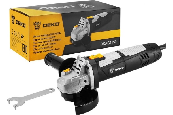 Угловая сетевая шлифмашина DEKO DKAG1150063-2205 063-2205