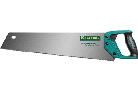 Ножовка по ламинату Kraftool Alligator LAMINATOR, 500 мм, 11 TPI 3D зуб, 15207