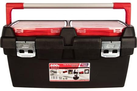 Ящик для инструментов 600x305x295мм +лоток + органайзер + 2 съемных органайзера Tayg 168000