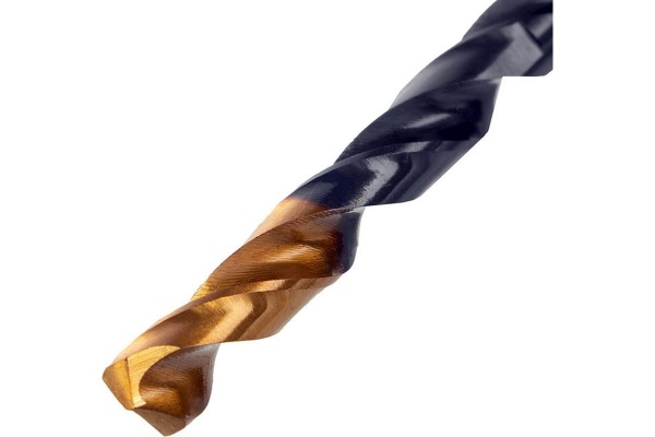 Сверло по металлу Golden Tip 6 мм, HSS-Tin, 10 шт, DIN 338 Denzel 717215