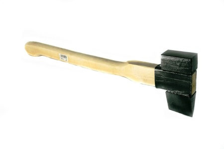 Колун-топор Handytools из стального проката, с березовым топорищем и отбойником, 4,0 кг (эконом) 28