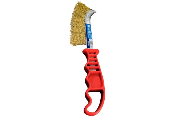 Щетка по металлу vertextools с пластиковой ручкой 1212-01