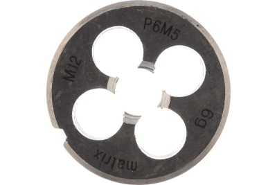 Плашка М12x1,75 мм, Р6М5 MATRIX 77096