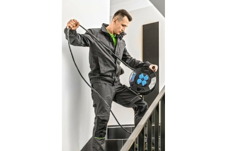 Рабочая куртка HOEGERT TECHNIK LEMBERG, темно-серый, р.3XL/58 HT5K800-3XL