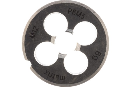 Плашка М12x1,75 мм, Р6М5 MATRIX 77096