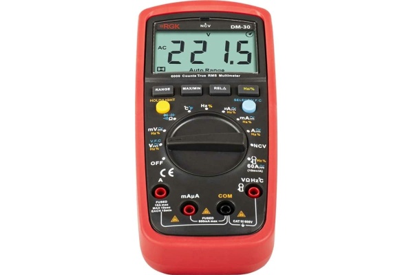 Цифровой мультиметр RGK DM-30 с поверкой 779654