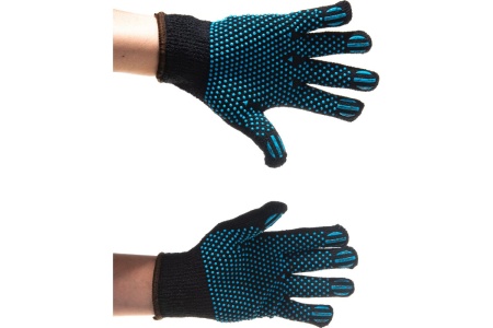 Перчатки трикотажные утепленные с защитой от скольжения (7 класс; размер L-XL) "МАСТЕР" ЗУБР 11462-XL