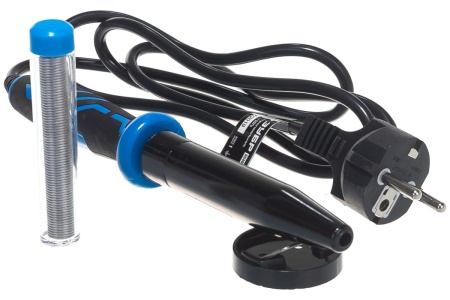 Электропаяльник ЗУБР ЭКСПЕРТ, 2-комп. рукоятка, жало ДСС, форма конус, 40Вт 55402-40