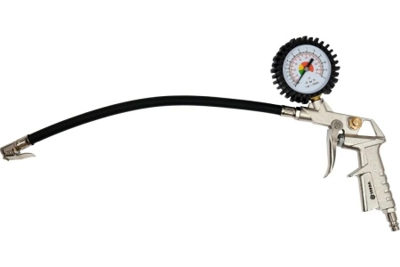 Пистолет для накачивания колес VOREL с манометром 81650