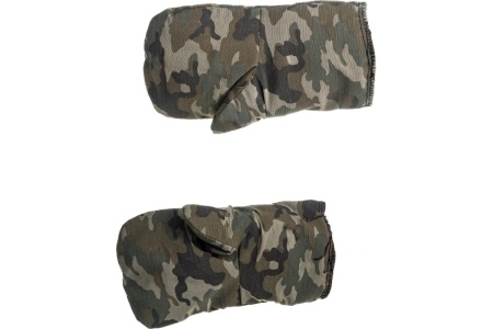 Зимние рукавицы СИБРТЕХ ватин, камуфляж 68154