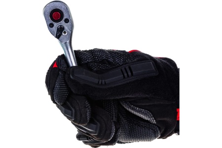 Укороченная трещотка с квадратом 1/4 L=115mm, 8градусов АвтоDело 39767 15338