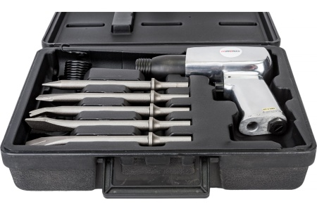 Пистолетное пневмозубило в наборе с зубилами Byemax BG-2711PSR