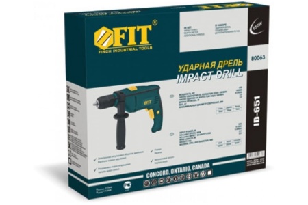 Ударная дрель FIT ID-651 80063