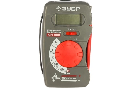 Цифровой мультиметр ЗУБР МАСТЕР МХ-600 59800