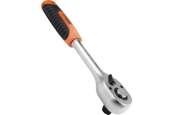 Трещотка 1/2 дюйма 72 зуба 255мм с двухкомпонентной ручкой AV Steel  AV-528621 Трещотка 1/2 дюйма 72 зуба 255мм с двухкомпонентной ручкой AV Steel  AV-528621