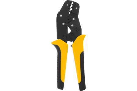 Клещи для обжима неизолированных наконечников НК и НВ, разъемов РП Denzel 1.5 - 6 кв. мм 17746