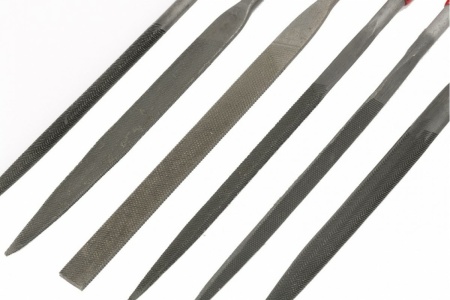 Набор надфилей MATRIX 160x4 мм, обрезиненные рукоятки, 6 шт. 15816