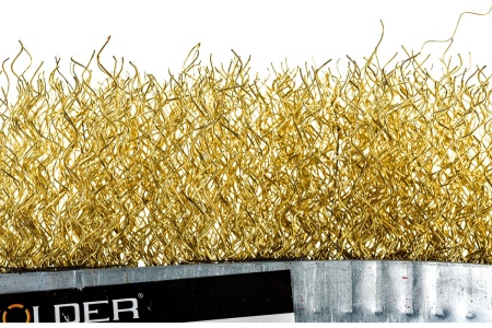 Ручная многофункциональная кордщетка ZOLDER латунированная проволока, ручка пластик Z107