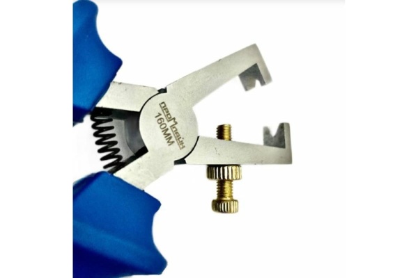 Съемник изоляции Промлайн 160мм, сталь cr-v, двухкомпонентные рукоятки ПЛ01308160_z022