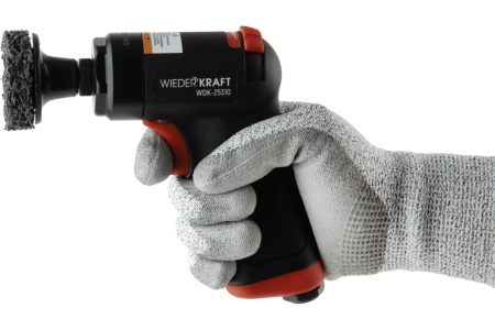 Пневматическая шлифовальная машинка WIEDERKRAFT 50 мм, 18000 Об/мин, 380 Вт WDK-25310