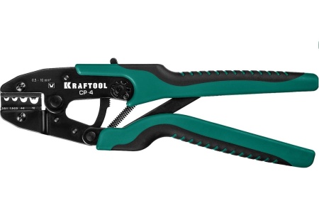 Пресс-клещи KRAFTOOL CP-4 для медных наконечников и гильз, 0.5 - 10 мм2 45461-4