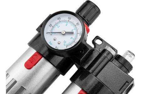 Набор для очистки воздуха фильтр-редуктор-лубрикатор 1/2" металлический корпус NEO Tools 14-734 Набор для очистки воздуха фильтр-редуктор-лубрикатор 1/2" металлический корпус NEO Tools 14-734