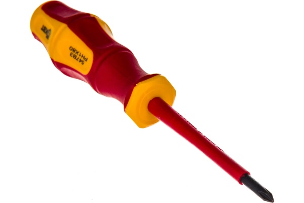 Диэлектрическая отвертка PH1x80 КВТ Профи 78611