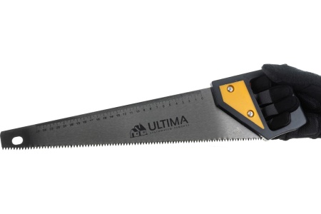 Ножовка по дереву Ultima 400мм, каленный зуб, пластиковая рукоятка 160001