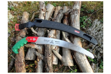 Пила с изогнутым полотном в чехле, с поясным креплением SAMURAI GC-330-LH