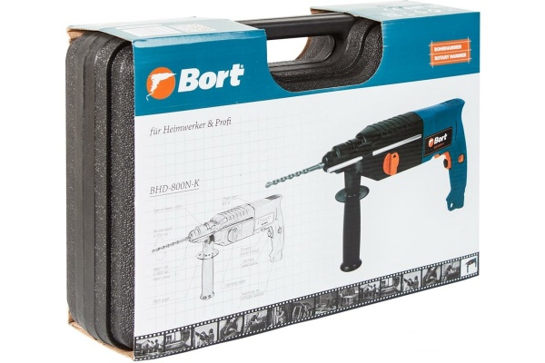 Электрический перфоратор Bort BHD-800N-K 91270689