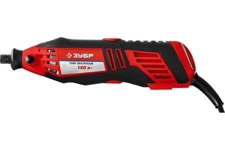 Электрический гравер ЗУБР с набором мини-насадок, 242 предмета ЗГ-130ЭК H242