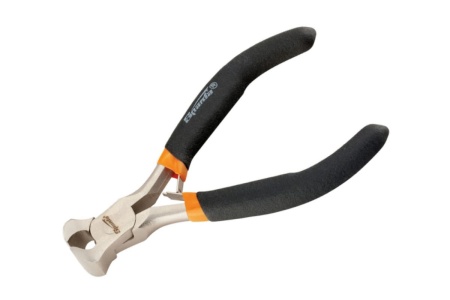 Торцевые кусачки SPARTA Mini 105 мм, никелированные, авторазжим 17828