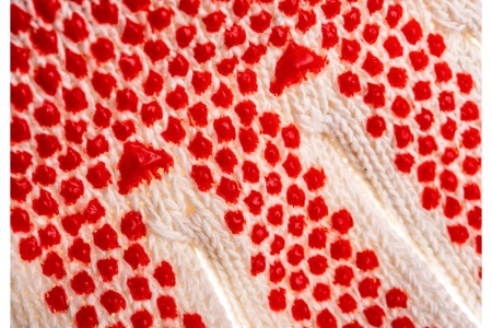 Перчатки хлопчатобумажные 7 класс защиты от скольжения (размер L-XL) "Мастер" Зубр 11456-XL