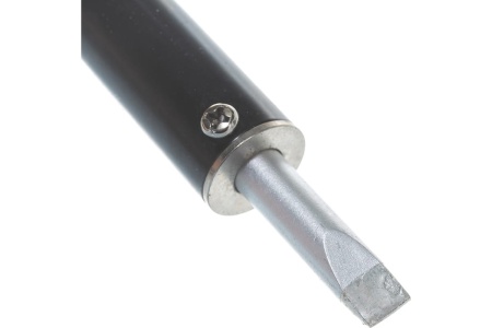 Электропаяльник с пластиковой рукояткой и долговечным жалом, форма клин, 100Вт Зубр МАСТЕР 55400-100_z01