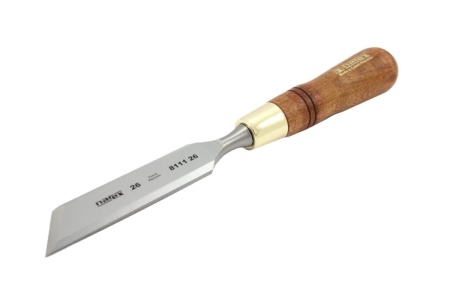 Косая правая стамеска с ручкой NAREX WOOD LINE PLUS 26 мм 811126