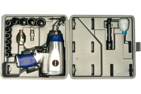 Пневматический ударный гайковерт Sumake ST-M1001K и набор ударных головок 8095030