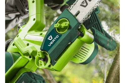 Аккумуляторная цепная пила VERTO VES 18В Li-Ion 52G585-0