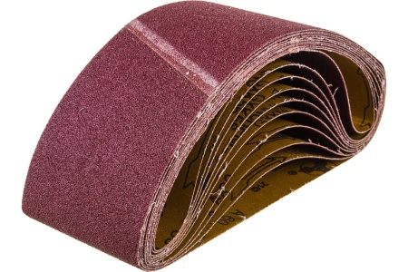 Лента шлифовальная (10 шт; 100х610 мм; P60) ПРАКТИКА 037-916