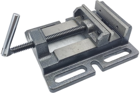 Станочные тиски TORNERI для сверлильных станков неповоротные L губок 100 мм, серия Q19A100 045776