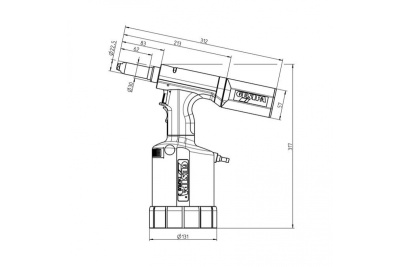 Заклепочник GESIPA Taurus 3 7580002 / 1457871