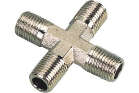 Крест резьба 1/4"MMMM Pegas pneumatic 3906
