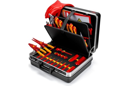 Ящик для электромонтажных инструментов KNIPEX Basic для работ на электромобилях KN-002105EV