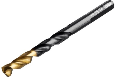 Сверло по металлу Golden Tip 6.5 мм, HSS-Tin, 10 шт, DIN 338 Denzel 717216